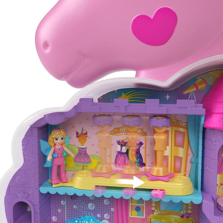 Image du produit Polly Pocket Coffret de jeu de cheveux licorne