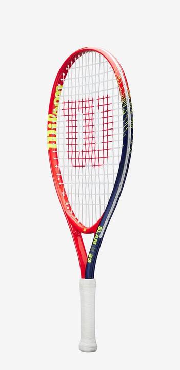 Produktbild Wilson Slam Junior 23 Boys Tennisschläger rot-gelb besaitet 205g L0 NEU (0, 200 g)