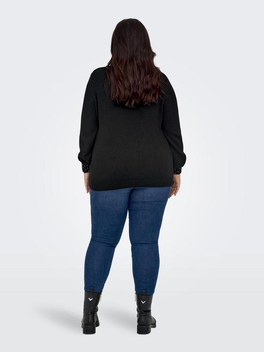 Actual product image Only Curvy V-neck Knit Sweater (M)