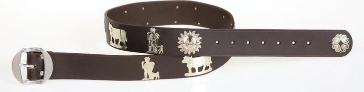 Jenni Hemden Appenzeller Gurt 4cm braun