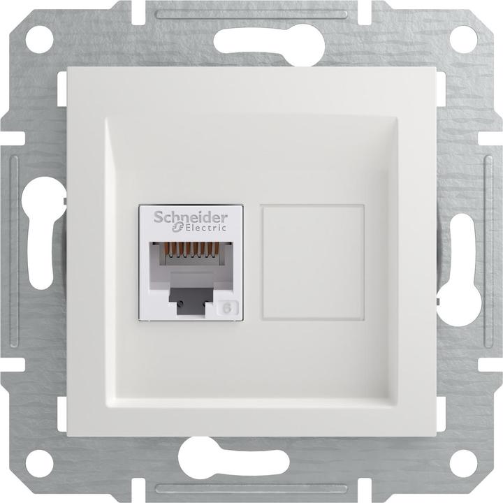 Image du produit Schneider Electric Prise de données RJ45 Asfora blanc (RAL 9003) EPH4770121D