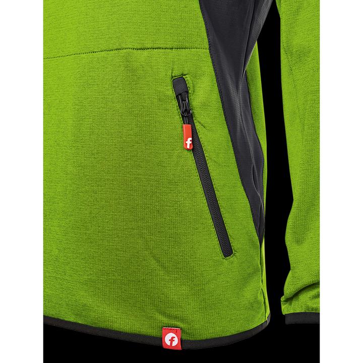 Produktbild Magni Tech-Fleecepullover lime/schwarz meliert Gr. M Fortis Elements (M)