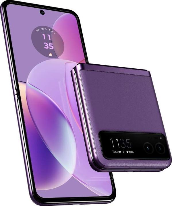 Actual product image Motorola Razr 40 (256 GB, Summer Lilac, 6.90", SIM + eSIM, 64 Mpx, 5G)