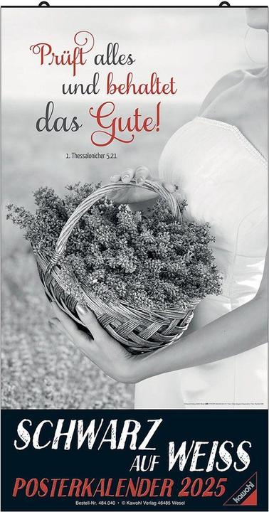 Produktbild Schwarz auf Weiss - Posterkalender 2025 (Deutsch)