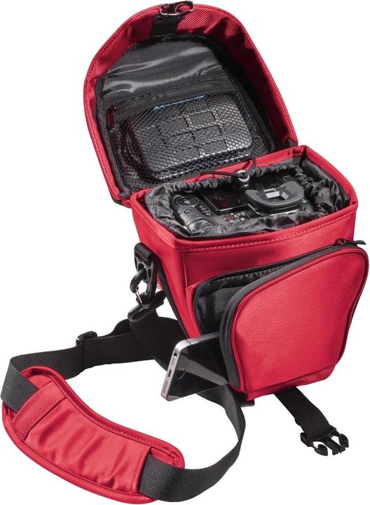 Actual product image mantona Premium colt bag red (Camera shoulder bag, Kamera Bereitschaftstasche, 5.85 l)