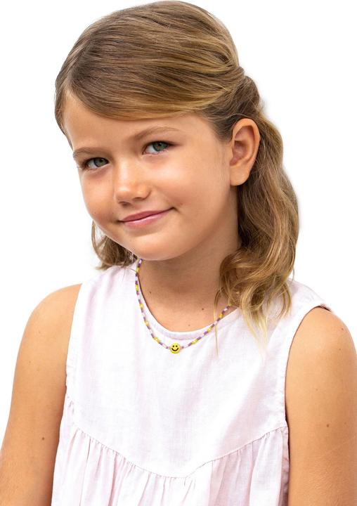 Actual product image Elli Multi-Color, Smiley (925 Sterling silver gold-plated, Glass crystal, Glass, Plastic, 36 cm)