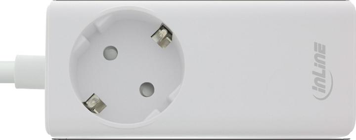 Produktbild InLine USB Netzteil, 65W Ladegerät, 2x USB-C + 1x USB-A, mit Schutzkontaktbuchse und 1,5m Kabel, PD (65 W)