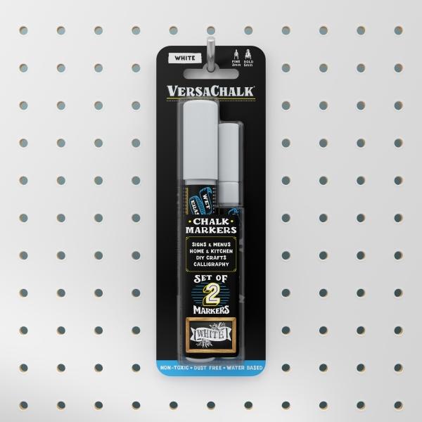 Actual product image VersaChalk - Combi set with 2 white chalk markers 3mm + 5mm (White, 5 mm, 2 x)