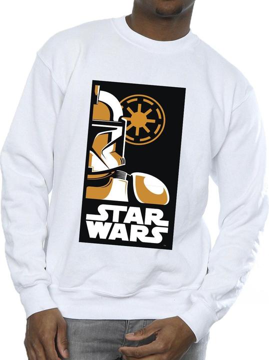 Produktbild Star Wars Stormtrooper Art Poster Sweatshirt (L)