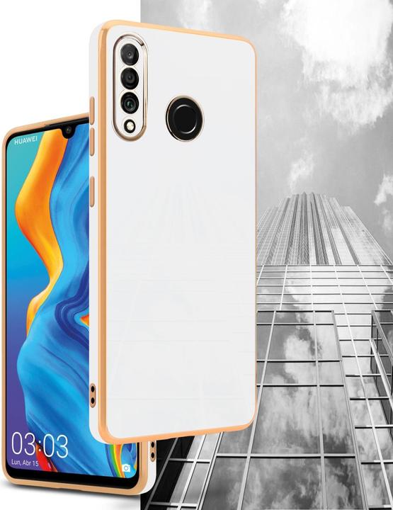 Immagine prodotto Cadorabo Custodia per Huawei P30 LITE in TPU con protezione della fotocamera Stile LM130 (Huawei P30 Lite)