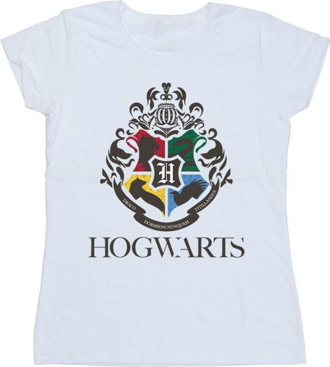 Actual product image Womens/Ladies Hogwarts Crest Cotton T-Shirt (M)