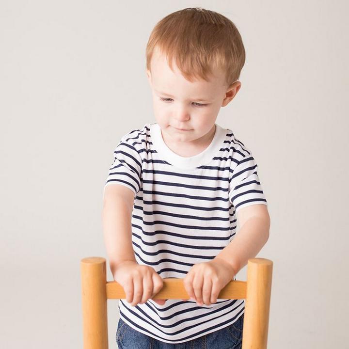 Immagine prodotto Larkwood Maglietta da bambino a maniche corte a righe (98)