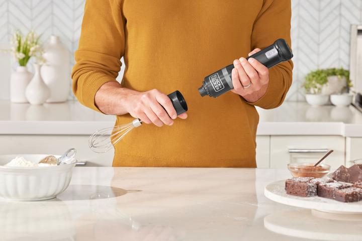 Immagine prodotto Black & Decker Frullatore manuale BCKM1016KSB-QW Nero, 7 pezzi