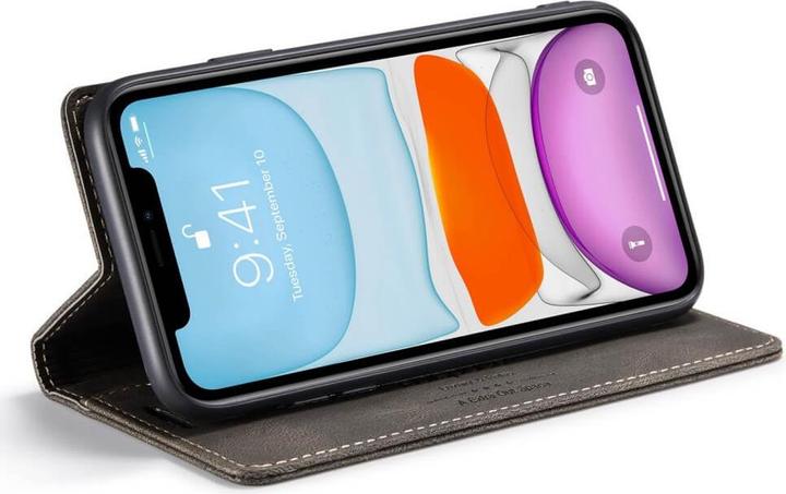 Produktbild Cover-Discount iPhone 11 Pro - Vintage Flip Case Hülle grau (Apple iPhone 11 Pro)