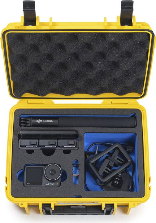 Actual product image B&W International B&W DJI Action 3 Case yellow 2000/Y/Action3 (Drone case)