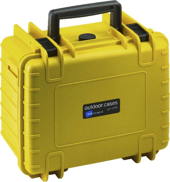 Actual product image B&W International B&W DJI Action 3 Case yellow 2000/Y/Action3 (Drone case)