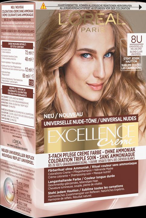 Actual product image L'Oréal Paris EXCELLENCE Universal Nude light blonde (1 pc) (Hellbond)