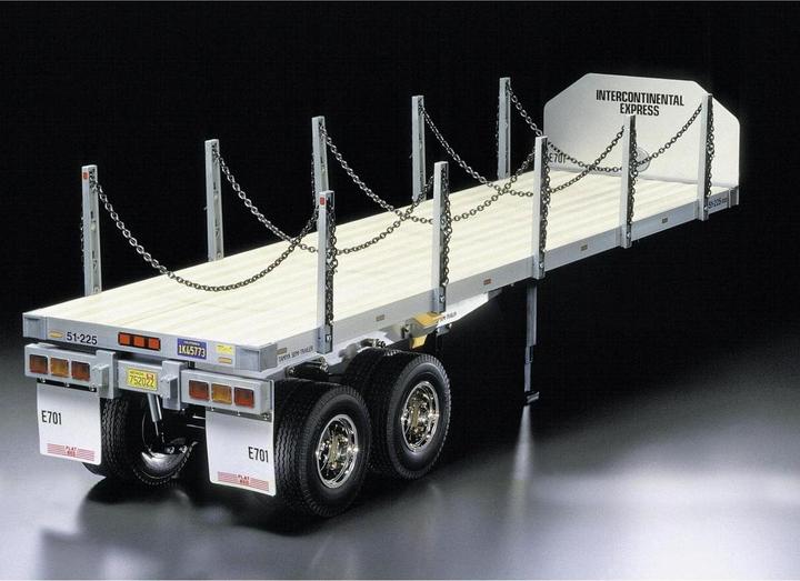 Actual product image Tamiya flatbed trailer 1/14 (Kit)
