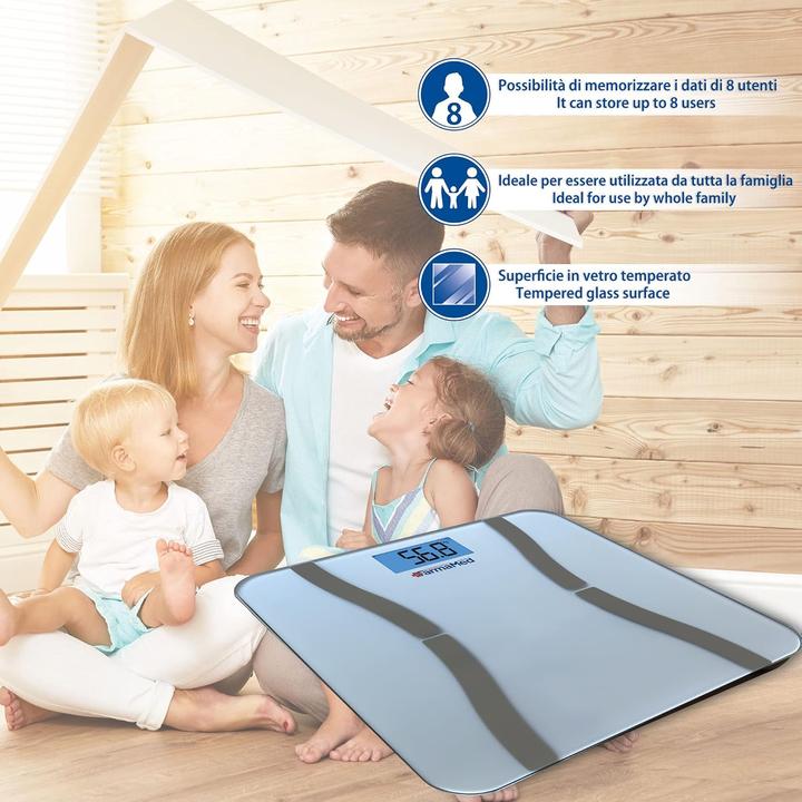 Produktbild FarmaMed Digitale Personenwaage (180 kg)