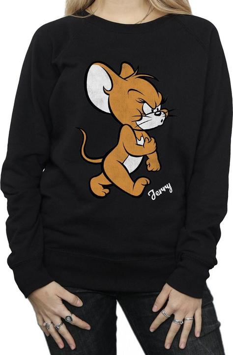Actual product image Tom & Jerry Womens/Ladies Angry Mouse Cotton Sweatshirt (XXL)