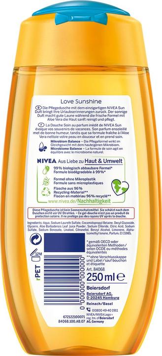 Actual product image NIVEA Love Sunshine (250 ml)