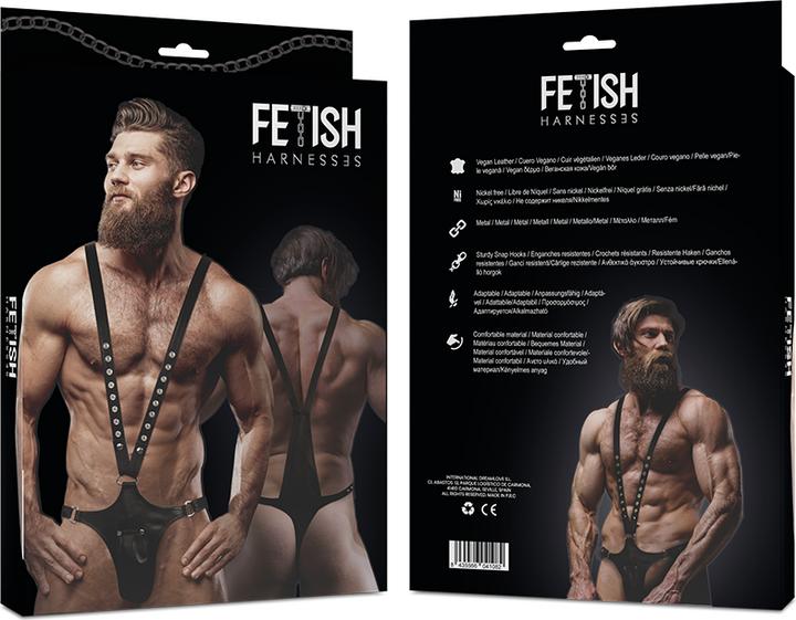 Actual product image Fetish submissive attitude? ARN S ECO LEATHER V SHAPE MAN (S)