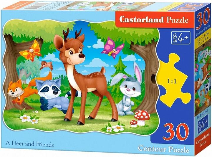 Produktbild Castorland A Deer and Friends, Puzzle 30 Teile (30 Teile)