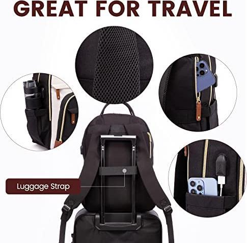 Produktbild Only-Bags.Store Laptop Rucksack 15.6 Zoll Schulrucksack Teenager Wasserdicht Schultasche Anti-Diebstahl mit