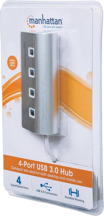 Actual product image Manhattan 163767 4x USB 3.0 (USB-A, 4 Ports)
