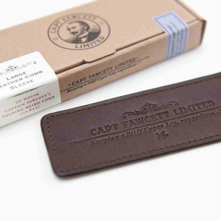 Actual product image Captain Fawcett Capt. Fawcett Tools - Large Leather Comb Sleeve