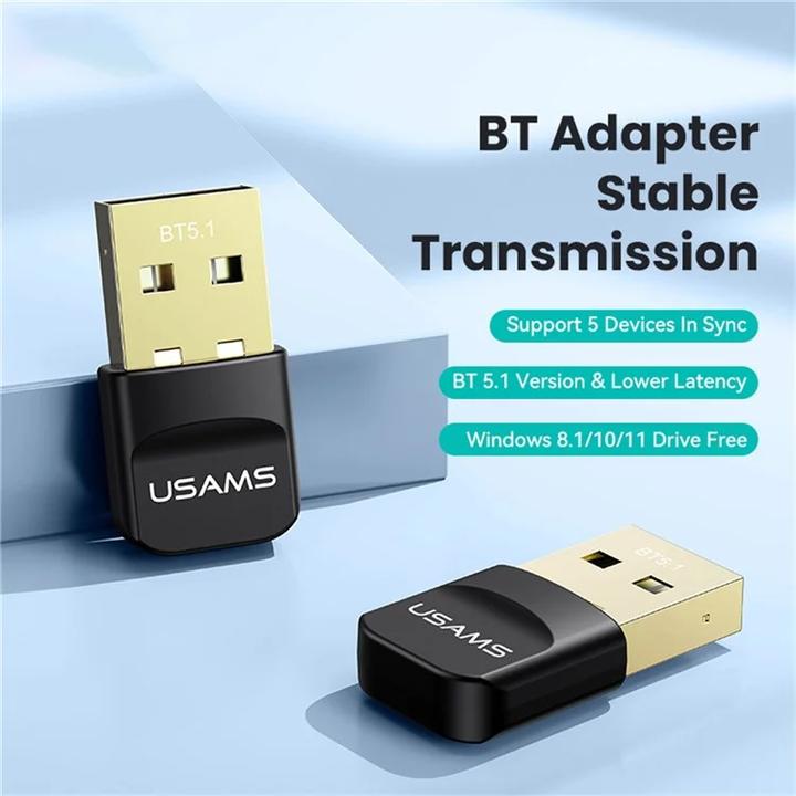 Actual product image Usams Adapter USB Bluetooth ZB321 5.1 czarny