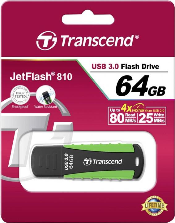 Image du produit Transcend JetFlash 810 (64 Go, USB-A)