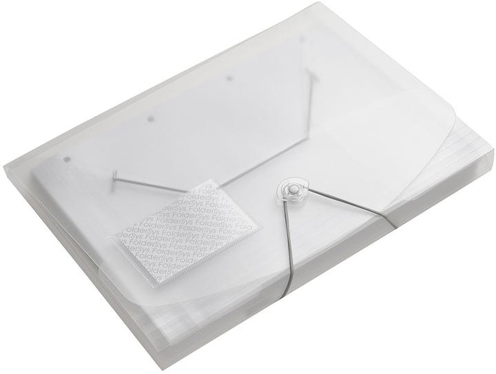 Actual product image Foldersys Folder Jumbo A4 PP with elastic band colourless translucent (A4, 1 x)