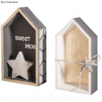 Actual product image Rayher Wood Frame Houses, FSC Mix Credit