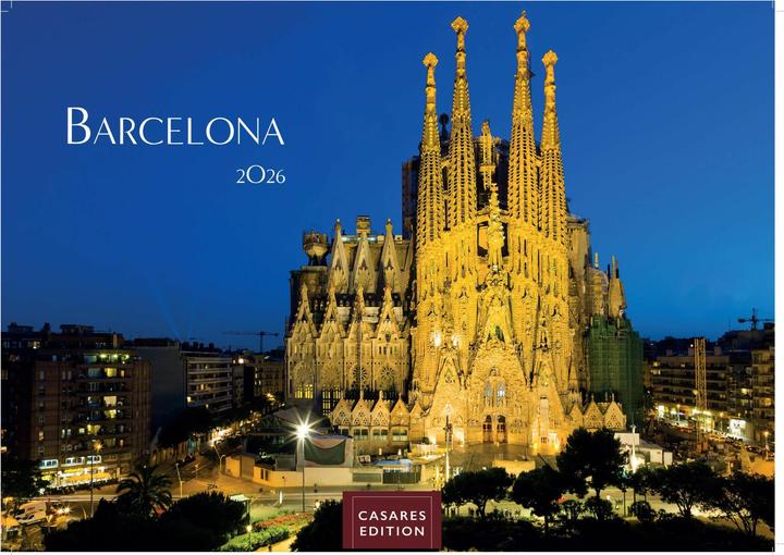 Actual product image Barcelona 2026 L 35x50cm (35 x 50 cm, German)