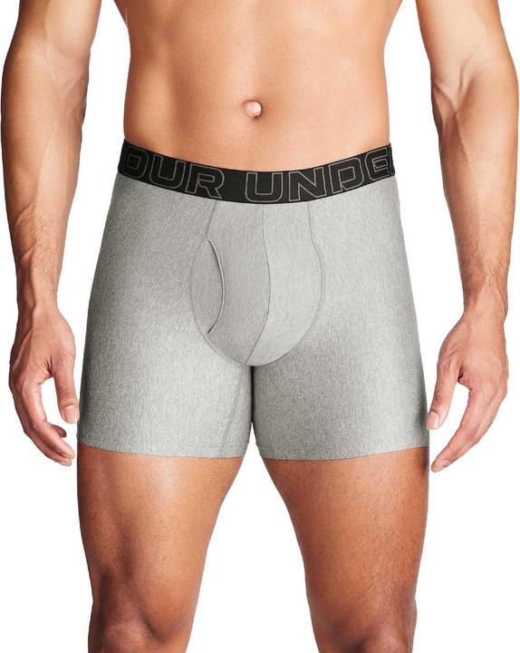 Produktbild Under Armour Boxershort Sportlich Figurbetont UA PERFORMANCE TECH - SOLID 6 IN 3PK (M, 3er Pack)