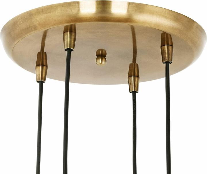 Image du produit Loberon Lampe à suspendre Brontille brun/laiton vieilli (E27)