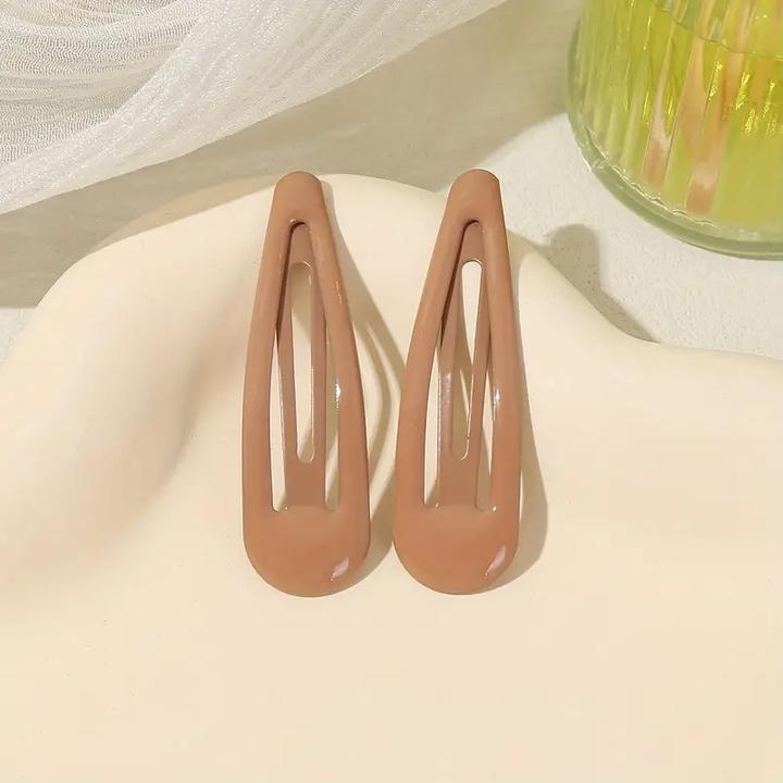Actual product image ASMI 10 hair clips in water drop shape (10 pcs.)