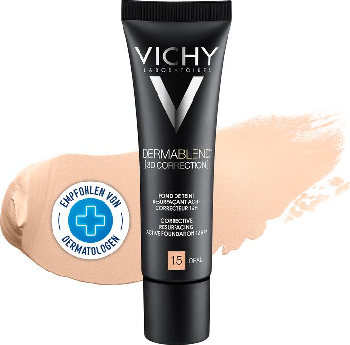 Actual product image Vichy Dermablend (3D Correction) Skin Imperfections Optically Correcting Make-up (15 Opal)