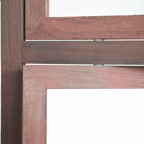 Produktbild Homestyle4u 3 fach Paravent Raumteiler Holz Trennwand in braun Foto Fotowand