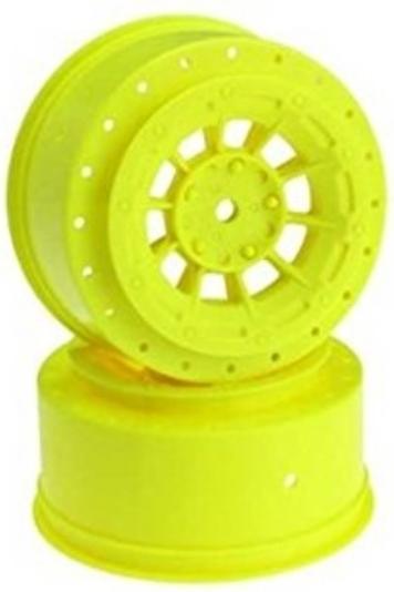 Produktbild JConcept Hazard - SC5M +3mm wider off-set - 12mm hex wheel - 2pc. - (yellow)