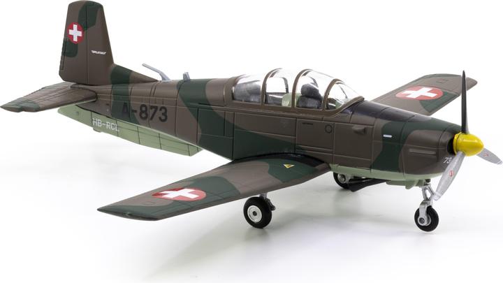 Image du produit Ace Pilatus P-3 A-873, support chromé inclus