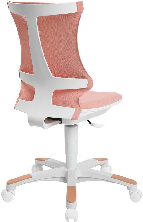 Immagine prodotto Topstar Sedia girevole per bambini Sitness X Chair 10, FX130CR11 rosa, tessuto bianco