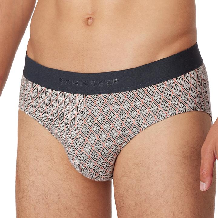 Produktbild Schiesser 3er Pack 95/5 Organic Cotton Rio Slip / Unterhose (7, XL, 3er Pack)