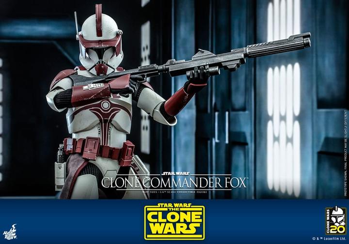 Produktbild Hot Toys Star Wars: The Clone Wars figurine 1/6 Clone Commander Fox 30 cm