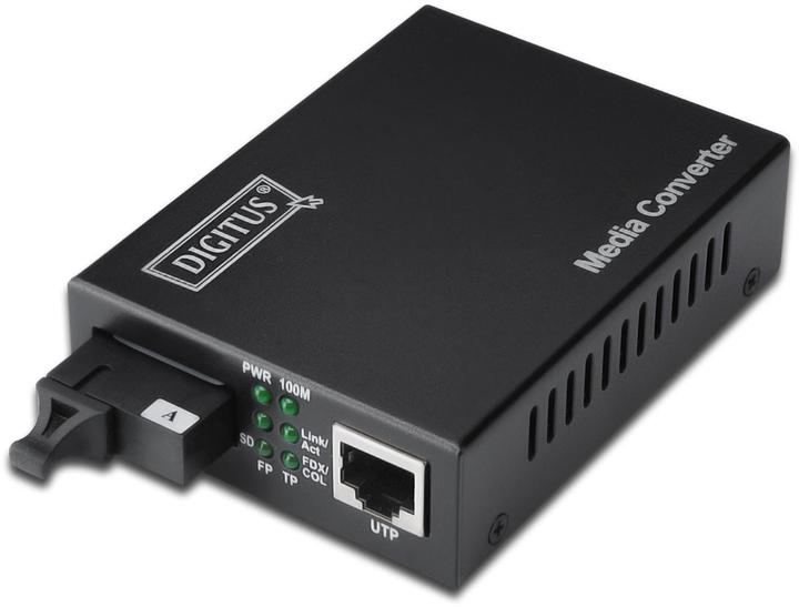 Digitus Medienkonverter Singlemode BiDi WDM Gigabit Ethernet Tx1310nm / Rx1550nm SC Buchse Bis zu 20km