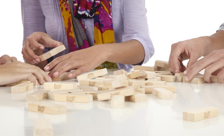 Actual product image Hasbro Gaming Jenga Classic (French, Italian, German)