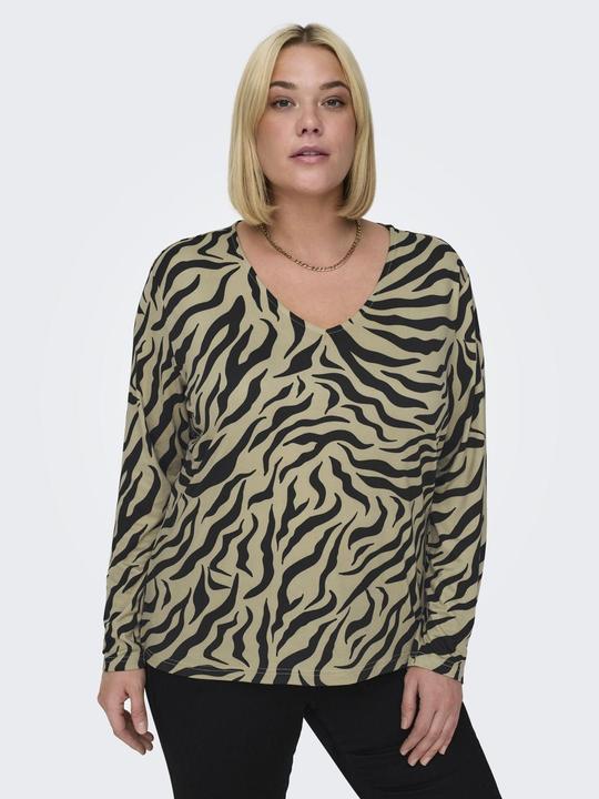 Produktbild Only Normal geschnitten Rundhals Curve Voluminöser Armschnitt Top Top (L)