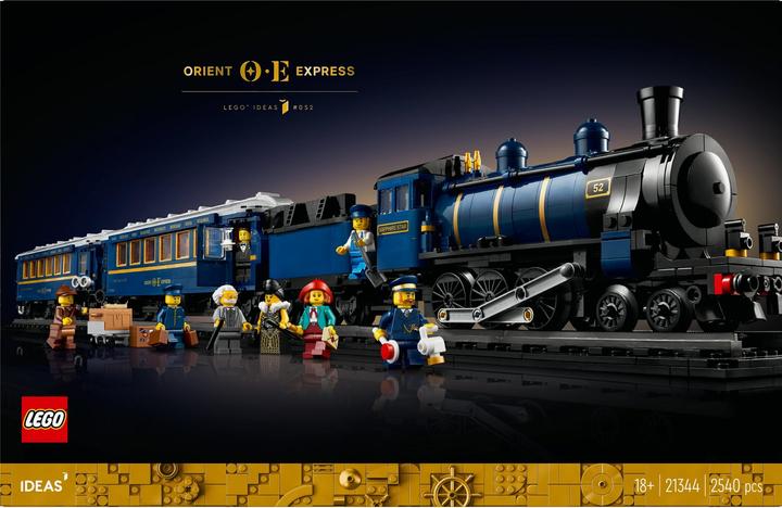 Image du produit LEGO 21344 L'Orient-Express (21344, LEGO Ideas, LEGO difficiles à trouver)