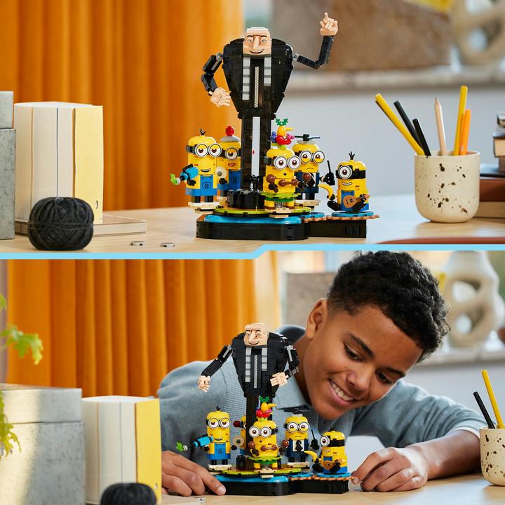 Produktbild LEGO Gru und die Minions aus Steinen (75582, LEGO Minions)